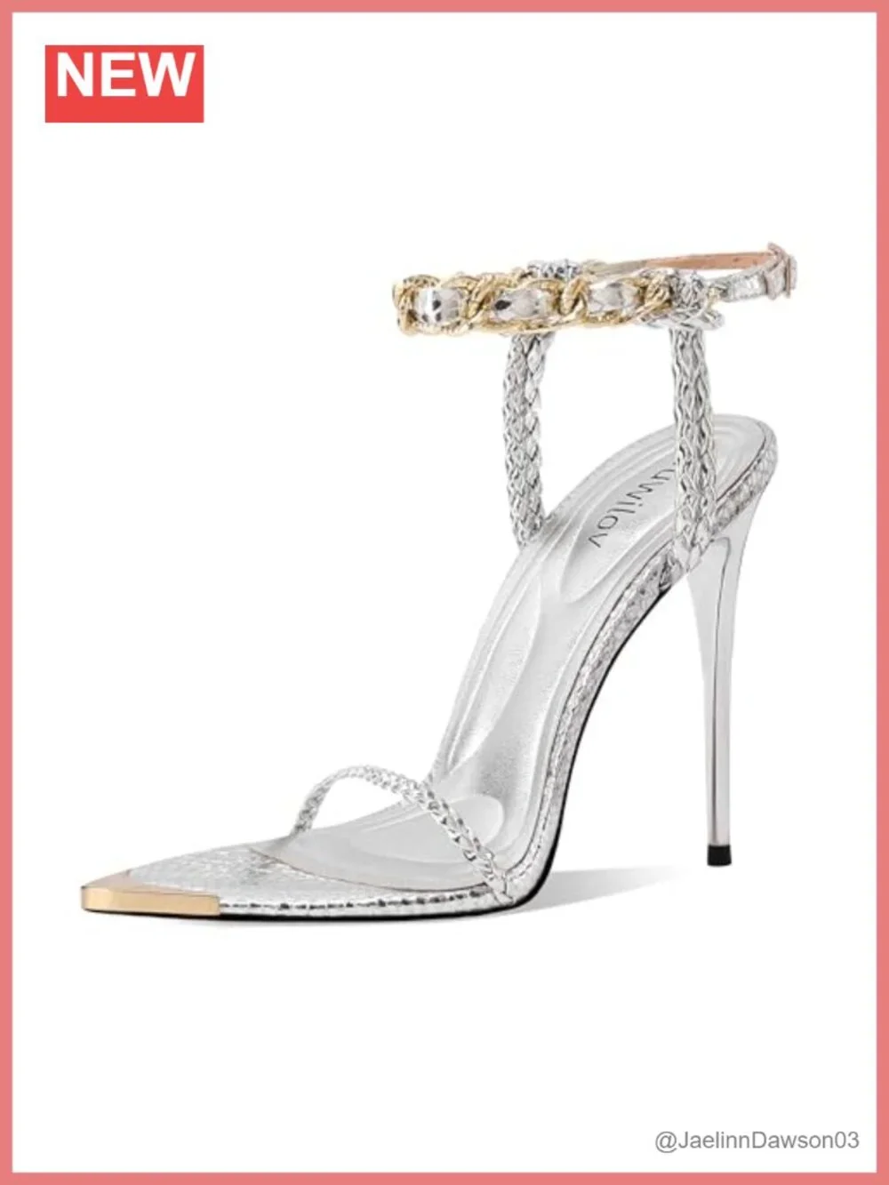 Strappy Stiletto Heels Open Toe High Heel Sandals Wedding Party Gold